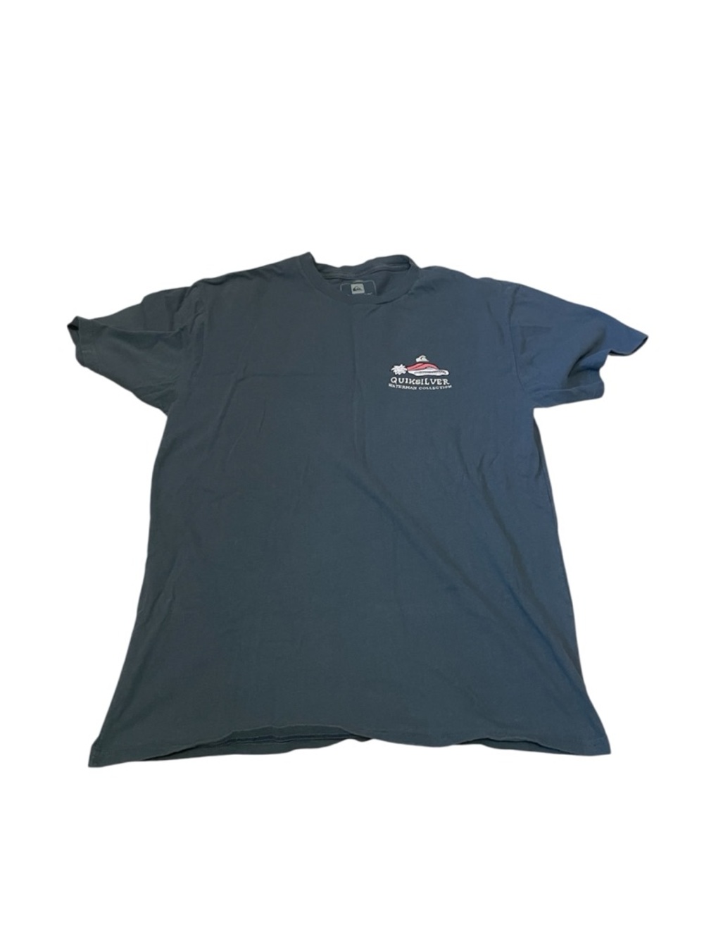 Quiksilver Men's Navy Graphic T-Shirt - Waterman Collection Size Small - Picture 2 of 3